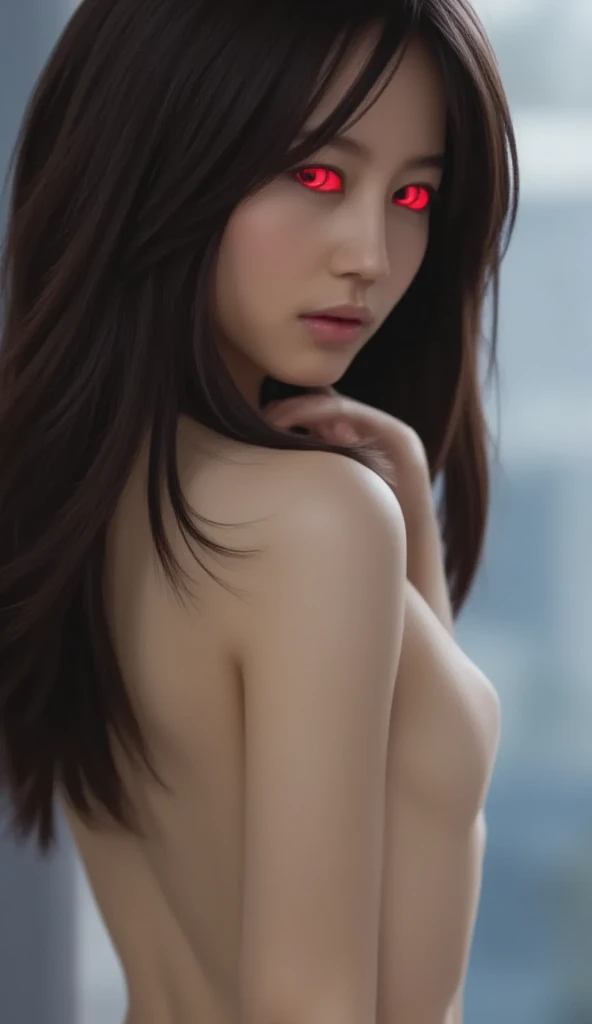 8K, Top Quality, Intricate Details, Ultra Detail, Ultra High Resolution, Masterpiece, close up shot, ((???????????)),  Slender, Smile, (Makeup: 0.4), (Fluffy Blue Eyes: 1.21), blue Eyes, looking at background, ((full body)), 1girl, solo, 1 girl, (( full body)), close up shot,  , ((tall)), (((fit body))), (((slim face))), sharp face, sharp eyes, ((())  (detailed face), sharp face, small lips ,
 ((())), ((?????)),  detailed face, detailed ??????, , large ??????, detail ???, round ??? , Beautiful girl with accentuated slender abs: 1.4, Six Pack Abs: 1.4, Bust Botox, Big, Perfect Body, detail leg, (( moonlight)),