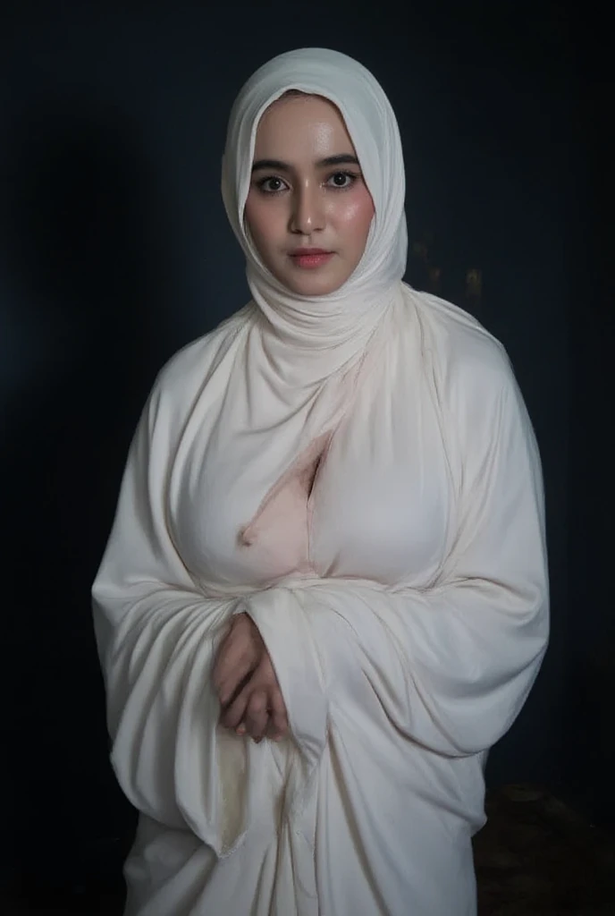 ((cowboy shot)),cowboy_pose,naughty, (iu:0.8), ????, RAW, Best quality, high resolution, Masterpiece: 1.3, Beautiful glasses pearl_skinned ???? ((hijab pashmina)),javanese teen, full body image, Masterpiece, Soft smile, ?????, medium ??????, black ??????, hairy ?????, 