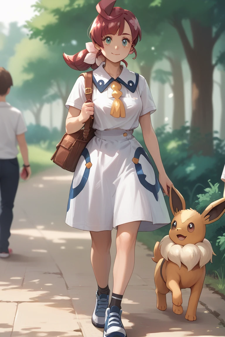 pokemon avec fleur avec un eevee