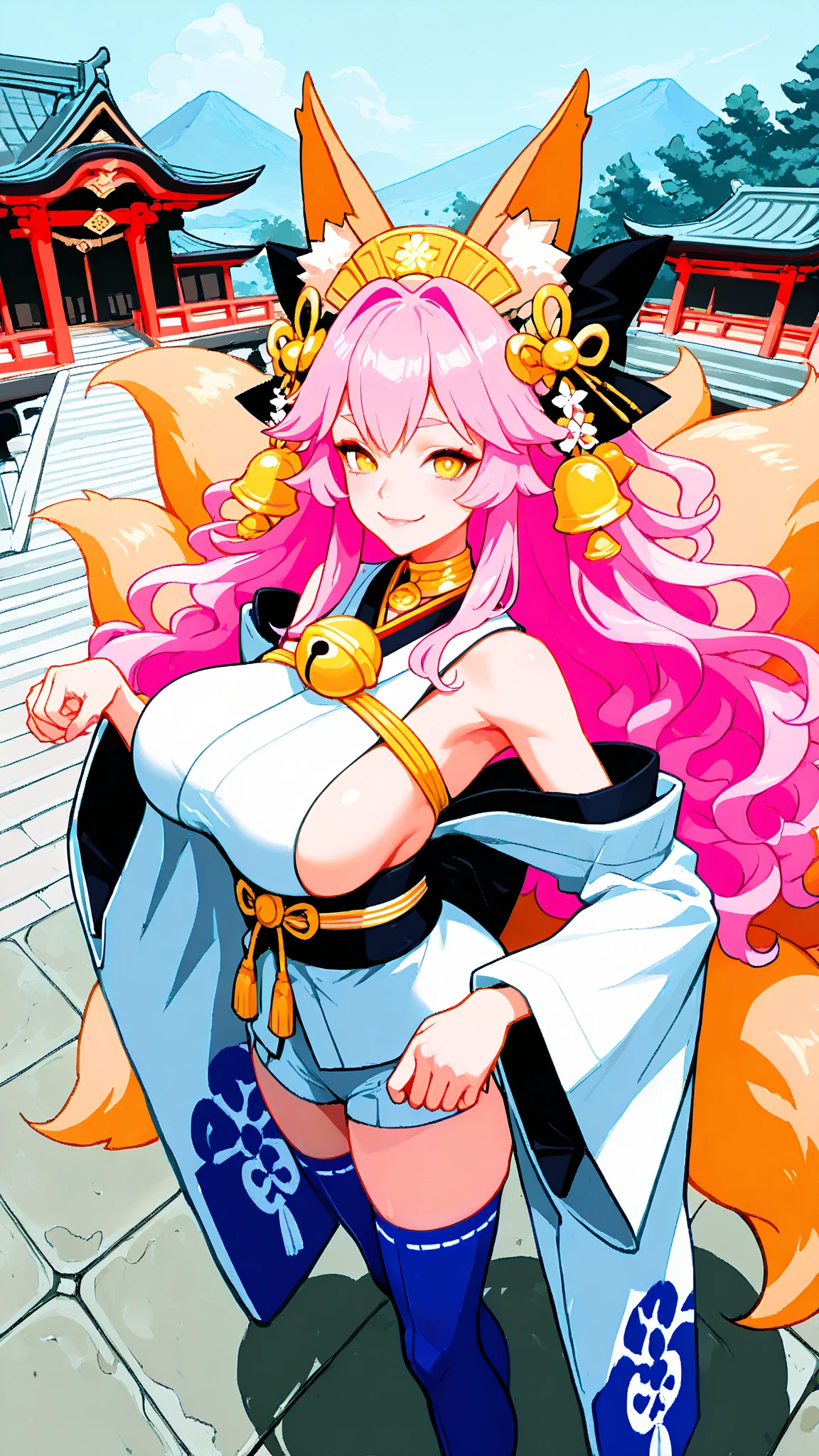 (((Masterpiece))),(((best quality))), 1girl, solo, long pink hair,