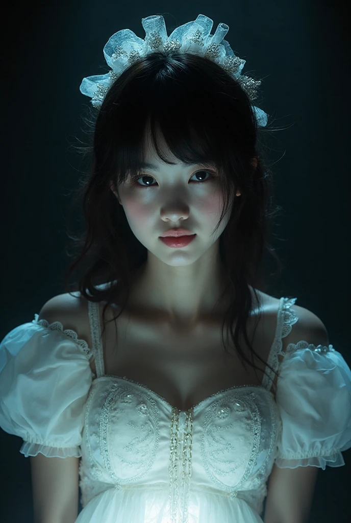 1girl (upper body) closeup Oleg Oprisco (best shadow, dramatic lighting) ( masterpiece, photorealistic) (best quality)