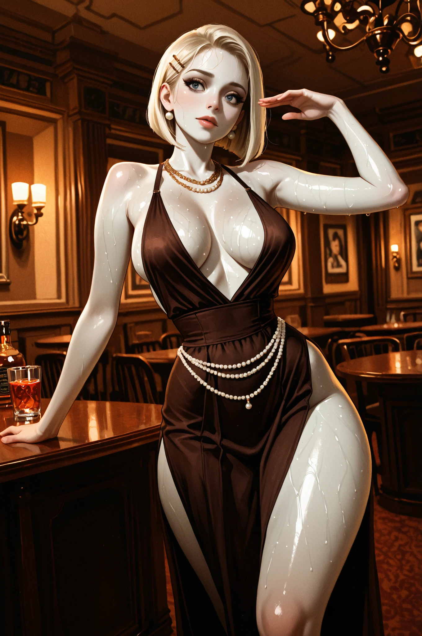 <lora:G3orgePetty:1.1>,G3orgePetty,1girl,beautiful woman,glamour pose,masterpiece,