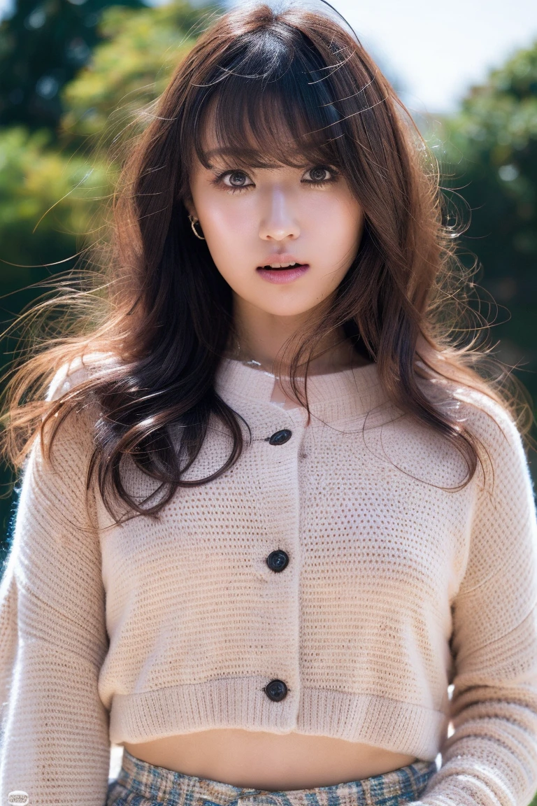 (Highest quality, 8K, 32k, masterpiece, Ultra-high resolution: 1.2), 1 Girl, Beautiful Japanese Woman, Narrow waist, (Lovely Face),, ((Neat and clean clothes), Natural clothes, 、color々With a wide variety of clothes、淡いcolorのブラウス, (Mimore length skirt), Elegance Casual), Age 25, Cinematic Light, (Biting pose: 1.2), (Smile at someone you like),Concrete wall、Silky Hair、Long Hair、constricted hair、Loose and fluffy hair