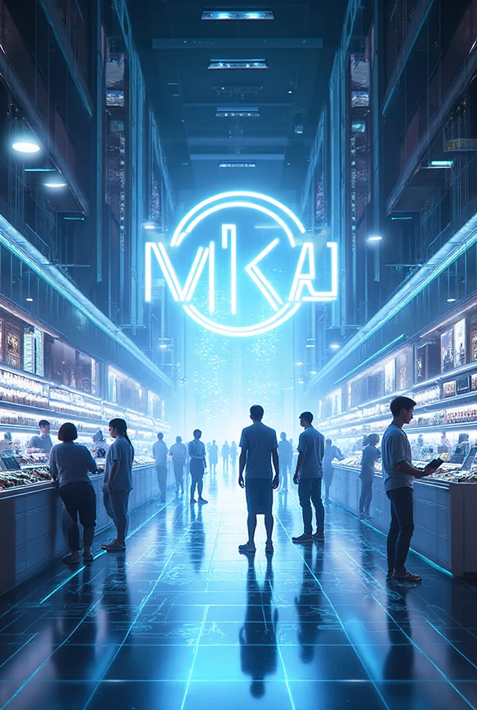 Handsome boy with futuristic ultra realistic background and realistic face