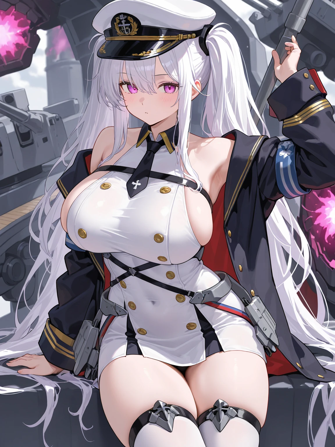 score_9, score_8_up, score_7_up, source_anime,halcon,1girl,  <lora:[pony]halcon:0.7>,parted lips, smile,standing, azur lane,