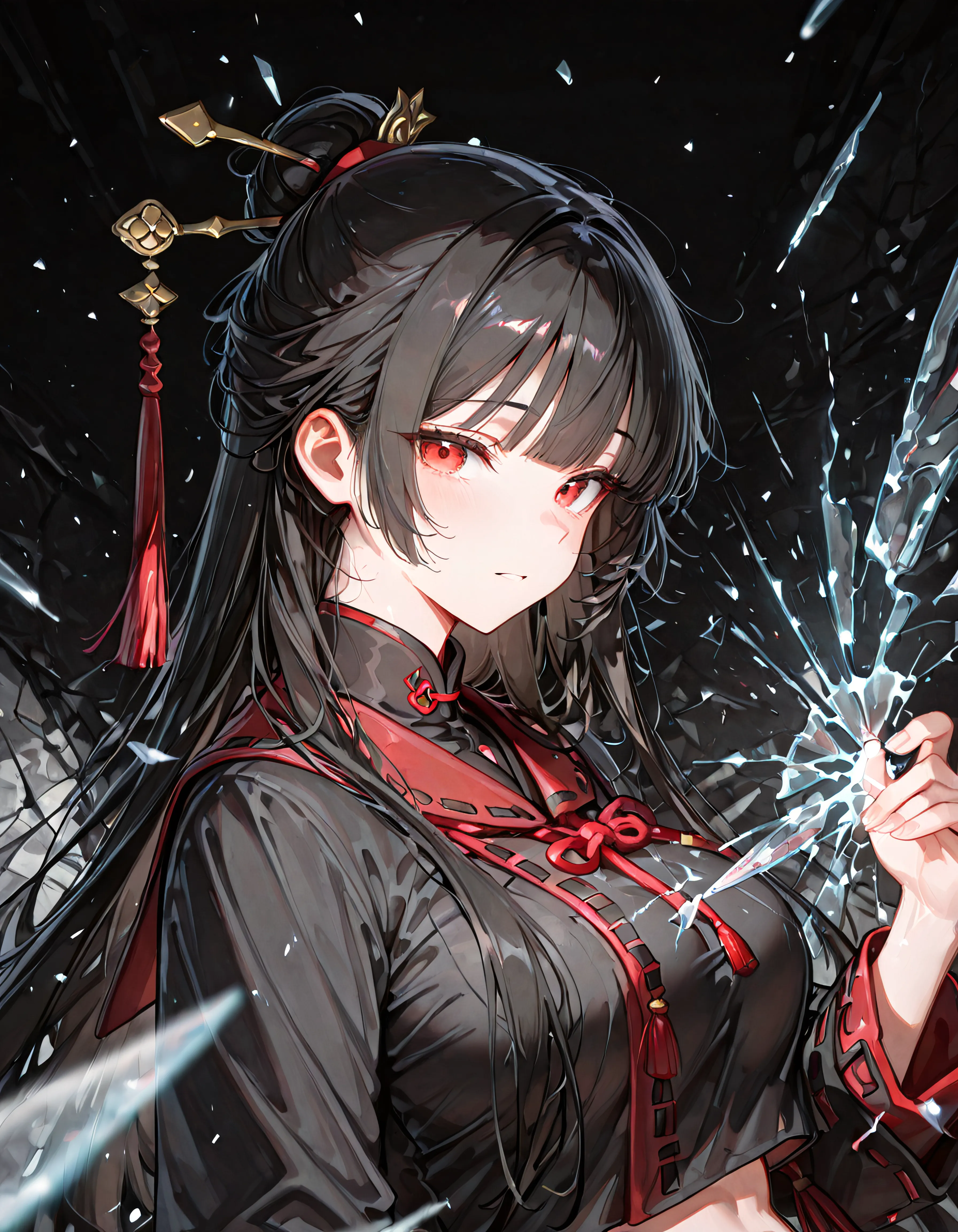 Bức Chân Dung Hoạt Hình Vỡ Kính