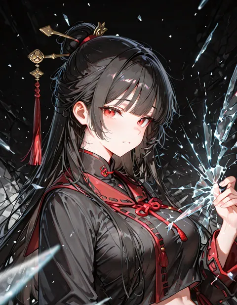 Anime Retrato de Vidro Quebrado