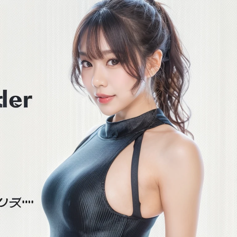 4K,8k,masterpiece，Genuineistic），Super Resolution:1.3、Genuine、（Japanese:1.3）、Completely naked、 Expose　RAW Photos、（Genuineistic:1.2）、Looking into the camera、（Emphasizes the whole body:1.3）、Symmetrical face、（Beautiful face in every detail）、good looking、2、Japaneseアイドル、Beautiful Eyes、Natural Makeup、(（Big Breasts、Cleavage）)、short hair、smile、Race Queen、Campaign Model、fellow、Expose度の高い服装、(High-leg costume:1.5)、Costumes with logos、See through、Motorsports、Broadcast from outside、Outdoor、Bold Action、(Fuji Speedway、circuit)、((Highlight sponsors&#39;S logo:1.3))