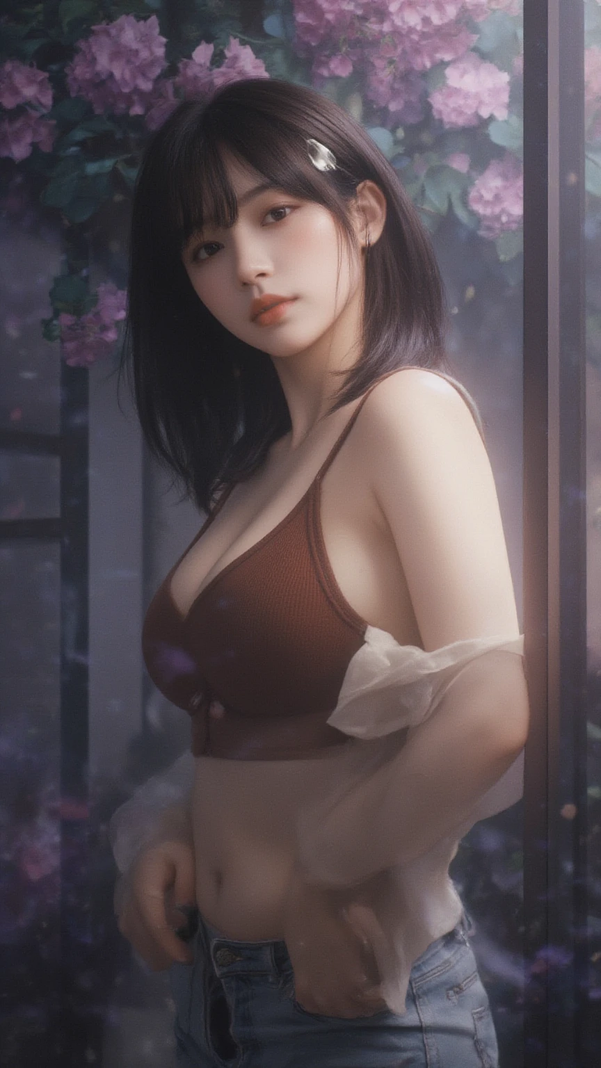 Around 30 years old, (Elegant and well-proportioned body shape), (high heels), (bob hair), (garter stocking with anklet), (spread your legs), wince,(orgasm:1.5),waiting for tongue,(Delicate and elegant light makeup), Delicate and beautiful fair skin, Detailed facial description with double beautiful eyes, Gentle eyes that shine with youth and innocence, Expressing the amazing beauty of youth, Adorable Japan Woman, A beautiful portrait that captures her enchanting charm. (8k, highest quality, masterpiece: 1.2), (Realistic and photorealistic: 1.37), (to office)