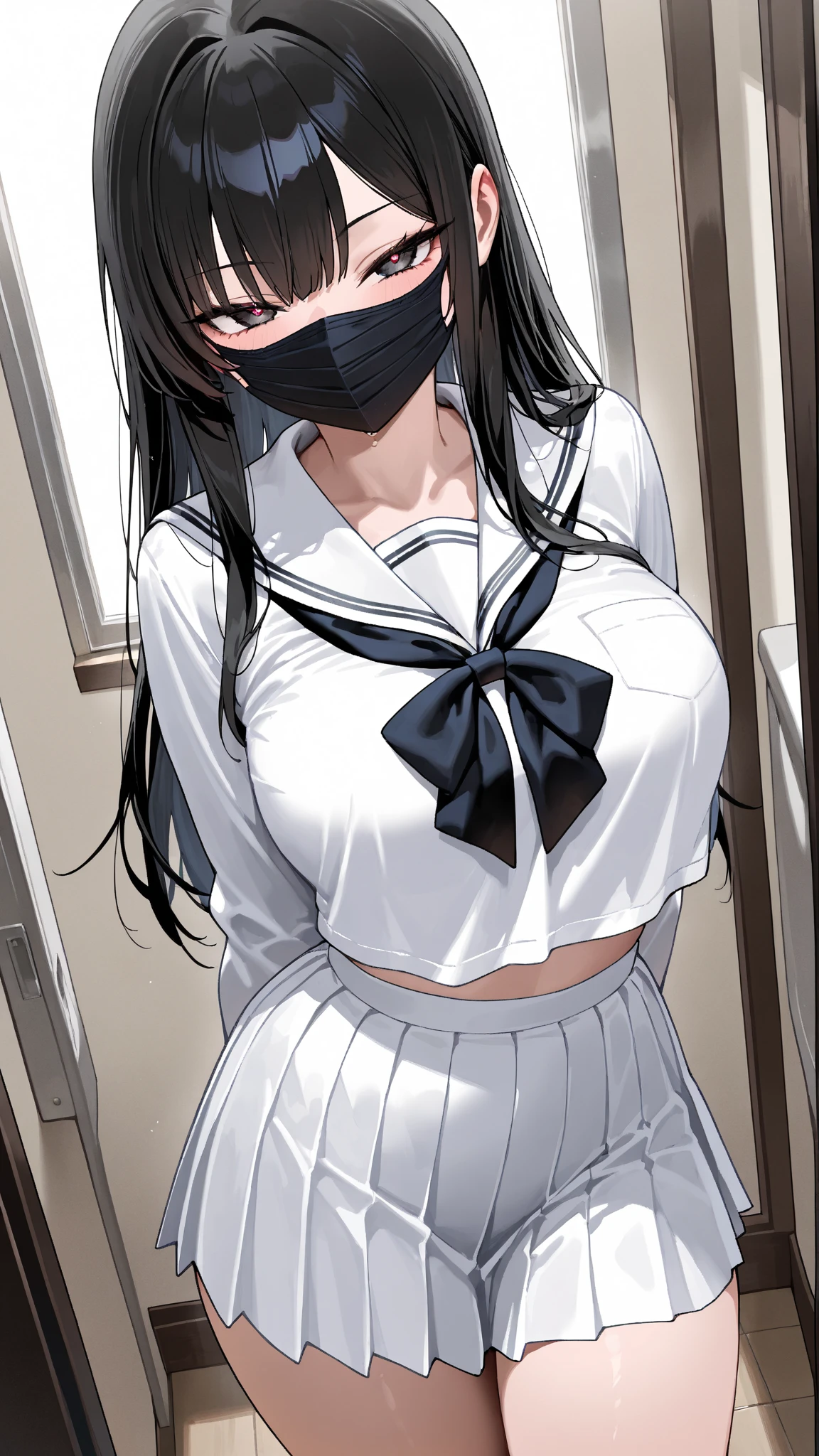 (masterpiece:1.2, Top quality), (Practical, photoPractical:1.4), Nice illustration, (Natural side light, Movie Lighting), 
Looking at the audience, 1 girl, front，Red long hair， Perfect body, White shirt，Black coat，Black hip skirt，Perfect thighs，???? body，Show your thighs，???????????，Background in the office,bondage (???????,hands tied behind back:1.5), (???????:1.21),Tied up, legs tied, ??????? 