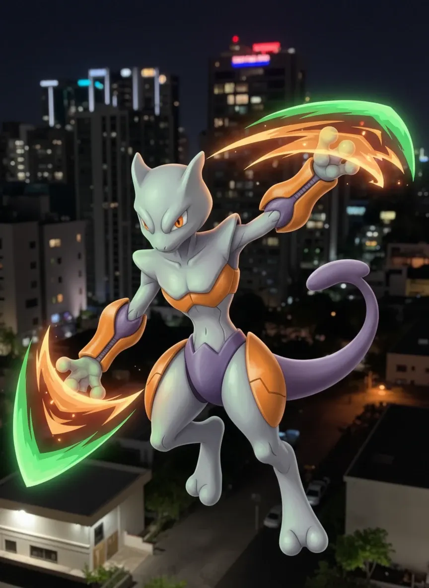 masterpiece, best quality,    <lora:MewtwoPokedexIXL:1.0>,  zzMewtwo, solo, no humans,   laboratory, glowing containment tube, glowing green liquid, wires and cables, mysterious experiments, glowing purple eyes, breaking free, shattered glass, dramatic lighting, ominous atmosphere, sci-fi setting