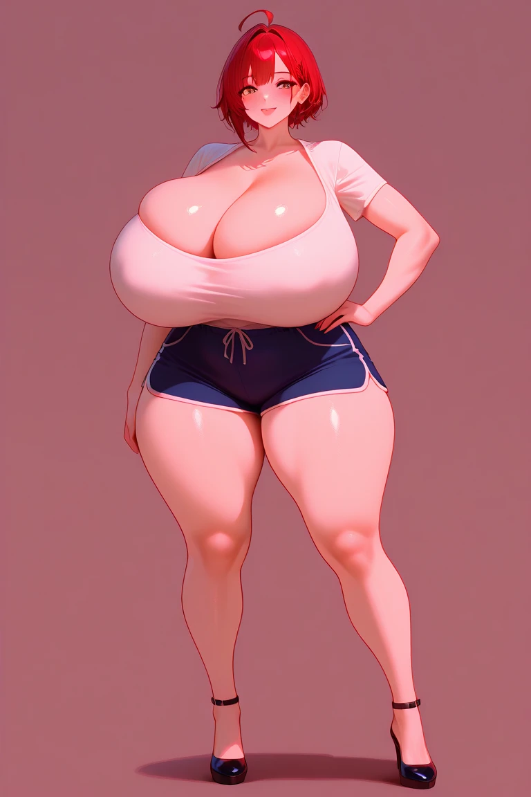 ((character concept art)), ((character design sheet, same character)),(full body view),multiple pose,(best quality:1.4),(shiny skin), (cute face), (((best quality))), illustration, ((Beautiful Finger)), Beautiful body, Beautiful character design, ultra high res, highres,(Beautiful, ????????????:1.4), full body view, adult, milf, plump, chubby, brasilian ????, gym wears, smile, nice legs,((complex detailed background, beach, outside)),