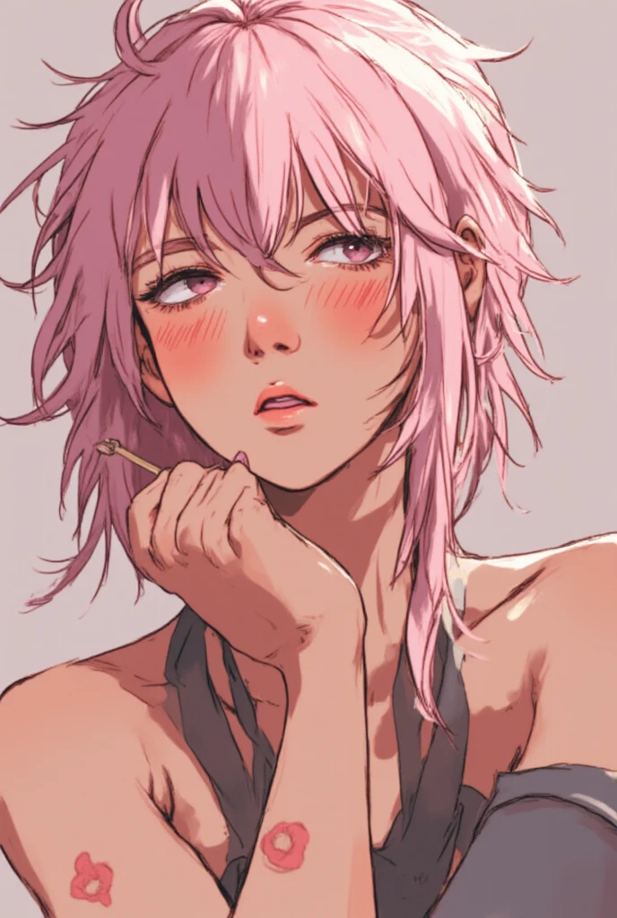 (Perfect body)，best quality，masterpiece，1 girl，(The face is very clear)，Lucy，((Swinging  sagging))，((Milk shake))，，，Addictive excitement