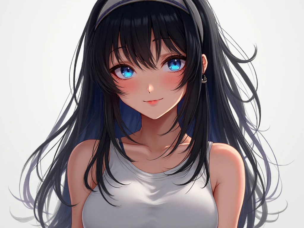 (masterpiece:1.3), (Best Quality:1.3), (Ultra-detailed:1.2), ((kawaii)), Cute, (lovely), (()), ((Extremely detailed)), 4K, (8K), Best Quality, (Beautiful), Illustration, anime style, (bold line:1.2), Gradation, looking at viewer, //, (bent down:1.1), (arms behind back), //, a cute girl, 1girl, (solo:1.2), gleaming skin, //, (), (Perfect eyes:1.2), (Perfect iris:1.2), //, darkblue hair color, (beautiful eyes) //, (half closed eyes:1.3), ( expression:1.2), Fascinated expression, smile, (blush:1.2), //, modern city bacground, on rock, tank top with skirt, twin tails, muscle girl, hard abs
