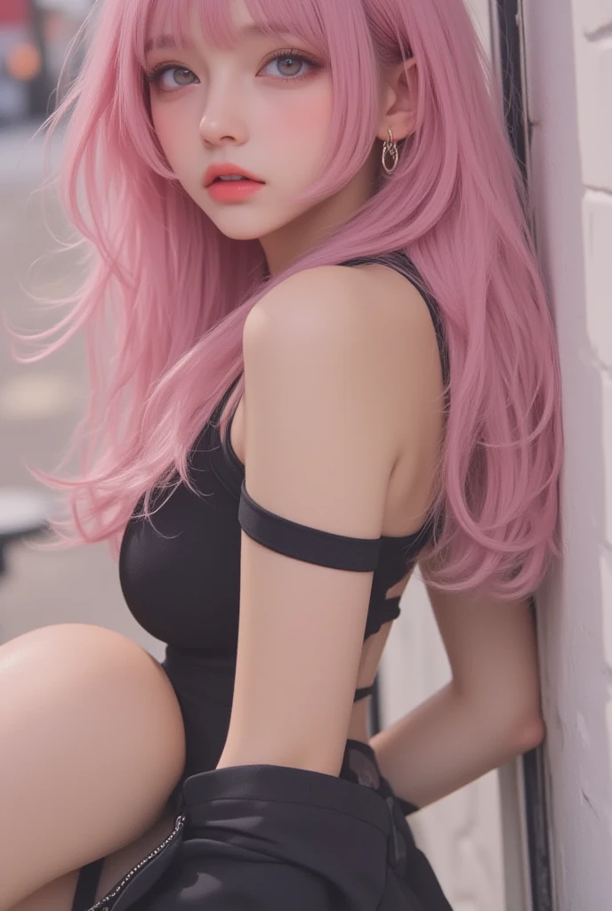 (((Bunny Girl Hair Band)))、(((Twin-tailed)))、(((Hair that flutters in the wind)))、Photorealsitic、超A high resolution、Convoluted、ultra-detailliert、(dent in the skin)、Cute、Feminine、Detailed body、Medium chest、(A detailed face: 1.1)、(Outline of the iris)、(Hydrocore Lens)、(perfect  eyes)、4K、Beautiful fece、(​masterpiece: 1.2)、(top-quality:1.2)、Multiple beautiful women、wide-hips、slenderbody、doress、ふしだらな、Pose Seductive、stripper、In a club、Dancing、Black theme、crouching down、(((Open your crotch)))、Optimal ratio of 4 fingers to 1 thumb、actionpose