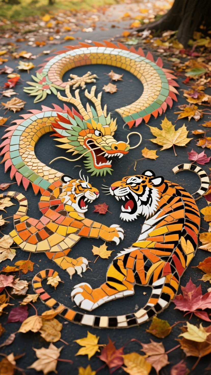 Pumpkin Carving Design Styles，Four divine beasts, Qi Baishi and Chen Longque、Chen Dingbo's dynamic illustration pumpkin carving, Octane Rendering,(best quality, masterpiece, representative work, Official Art, professional, 8K:1.3)