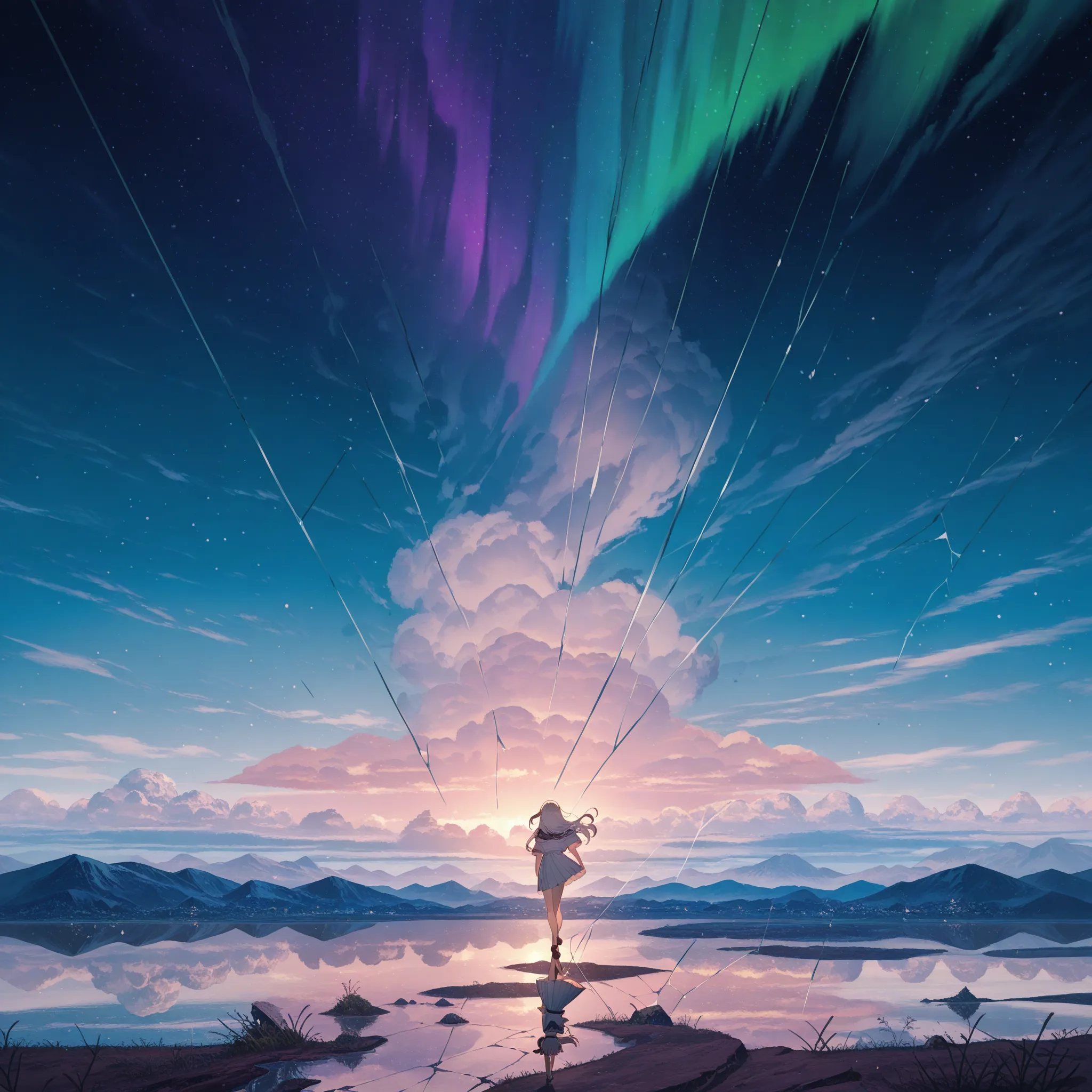 Your vision, now an aesthetic masterpiece.<br>Welcome to Aesthetica Scapes, the studio where you direct breathtaking worlds for your solo hero. From crystal deserts to cloud oceans, every scene is instantly rendered as a stunning piece of art. Find your world, create your aesthetic.