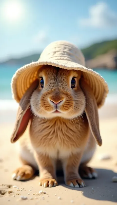 هروب الأرنب من الشاطئ