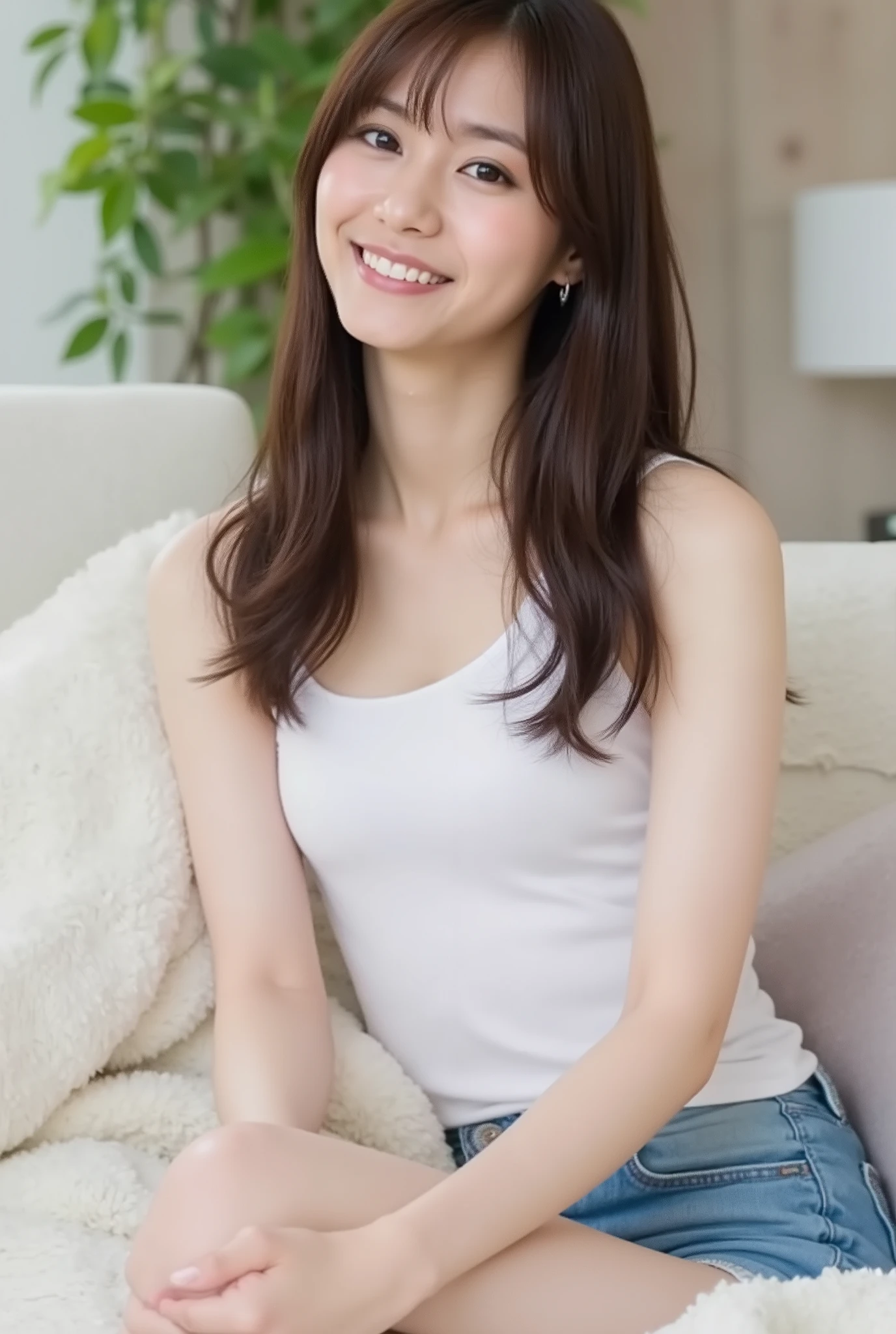 Cute one woman、as real as in the picture、model pose、Perfect Body、