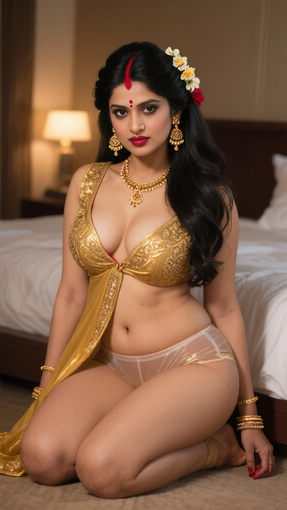 Hottest ???? kashmiri pashtun 18 years old realistic, busty,very fair, ultra beautiful, lusty, slutty, seductress, enchantress, wearing hottest ?????????????????, sensual, wearing exquisite heavy jewelry, hottest position, high heels, camera from side, looking at camera