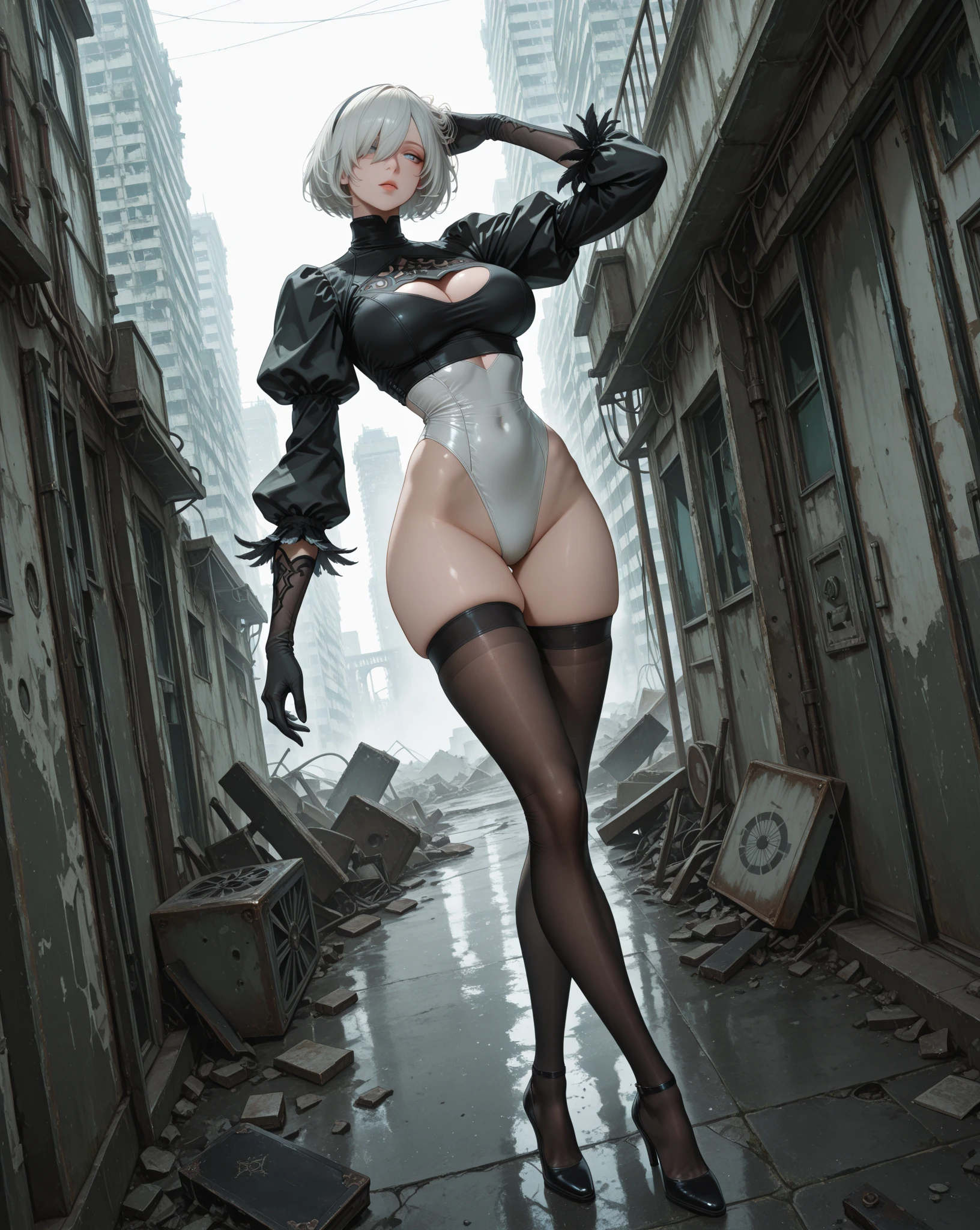 NieR:automatic 2B、normal size ???????、A large amount of ?????????? flows out、Squirting、?????? ring、photorealistic stick、stand in the city、realistic ??????、the ????? is tied with a rope,,,,,,,,,,,,,,,,,,,,,,,,,,,,、insert your big ?????、realistic ??????、??????、Expression of reaching ??????、blindfolded with a black cloth、
