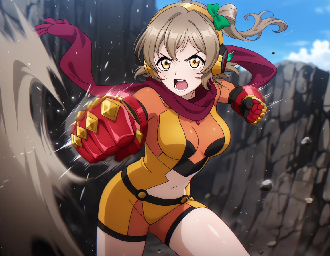 Mandalay, the feline heroine of My Hero Academia, wearing a tiny bikini that can barely contain her sexy curves. The tight top makes her voluminous breasts stand out, while the G-string panties leave little to the imagination. Her tanned skin shines in the sun, and her feline eyes emanate a look of pure lust. Her sculpted body moves with feline grace, every muscle contorting in a way that would drive anyone crazy with desire. She walks slowly, knowing full well the effect she has. Her long toned legs seem unstoppable, and her firm, round ass jiggles gently with each step. Her expression is a mix of power and sensuality, making it clear that she is the master of this erotic dance. Her tail moves from side to side, mesmerizing everyone who sees her. Mandalay is a vision of pure sin, and I can't wait to see this image take shape."