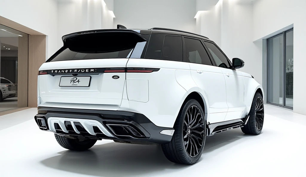 The Model. Design full back bumper view of a ultra luxurious - SeaArt AI
