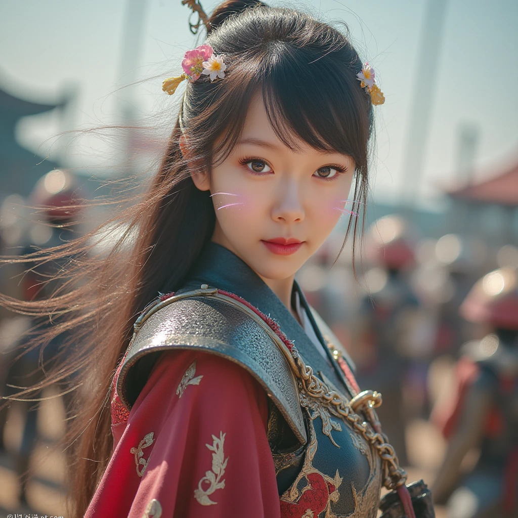 1 female, Overweight, fantasy costume, extremely fat, Chubby, Japanese, 4K, High resolution, masterpiece, highest quality, fine skin, sharp focus, (cinematic lighting)