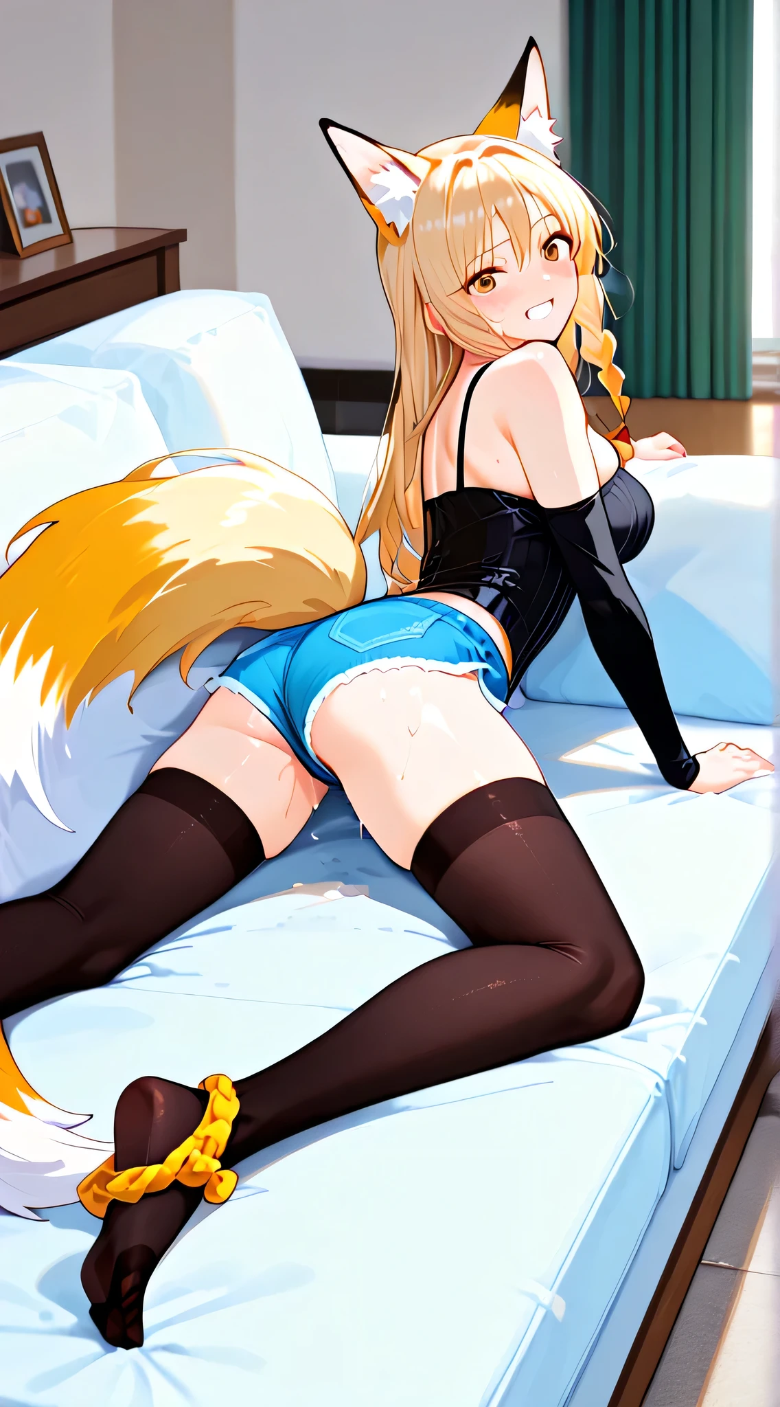 with nsfwr:lazypos、semi-realistic face,Spobla,chestは隠れている,panties with a small cloth area,Light-colored lace panties,Athletes, hair is long,29-year-old woman ,Brown Eyes , a woman with poor eyesight,濃いbrown hair , dark room ,tanned skin, who uses her eyes {x},socks,たくさんのsweat,pubic hair ,Outdoors、エクストリームsex、1 girl、long hair、chest、Blush、shirt、big 、brown hair、1 Boy、Brown Eyes、braids、butt、heterosexual lover、sweat、naked、teeth、Panties with penis、solo focus、Daytime、sex、semen、Blue Sky、vagina、lips、Uncorrected、insanely raped ,extream sex ,high uncle ,grab the hair,Suppress,