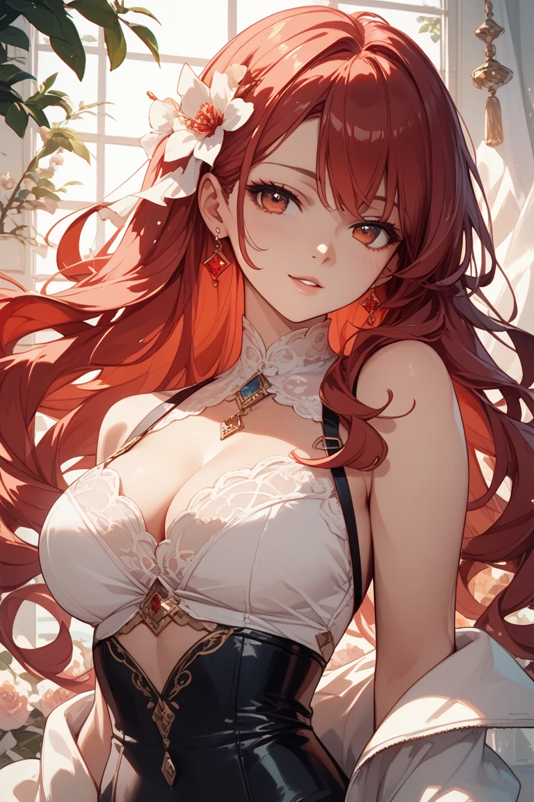 (best quality,4K,8K,height,Masterpiece:1.2),very detailed,(realistic,photorealistic,photo-realistic:1.37),Beautifully detailed yellow eyes,Beautifully detailed lips,ดวงตาและใบหน้าที่very detailed,Long eyelashes,pink hair,colorful background,curly wavy hair,Hair flowing like a forest,Ethereal atmosphere,(soft,Delicate) skin,Flawless makeup,natural light,soft focus,romantic setting,(elegant,many) wedding dress,Ethereal curtain,Amazing bouquet,sparkling jewelry,Smile confidently.,charming gesture,การเคลื่อนไหวที่elegant,Dreamy atmosphere,artistic elements,bright colors,flawless skin texture,เงาอันDelicate,Amazing highlights,soft color palette,nighttime.