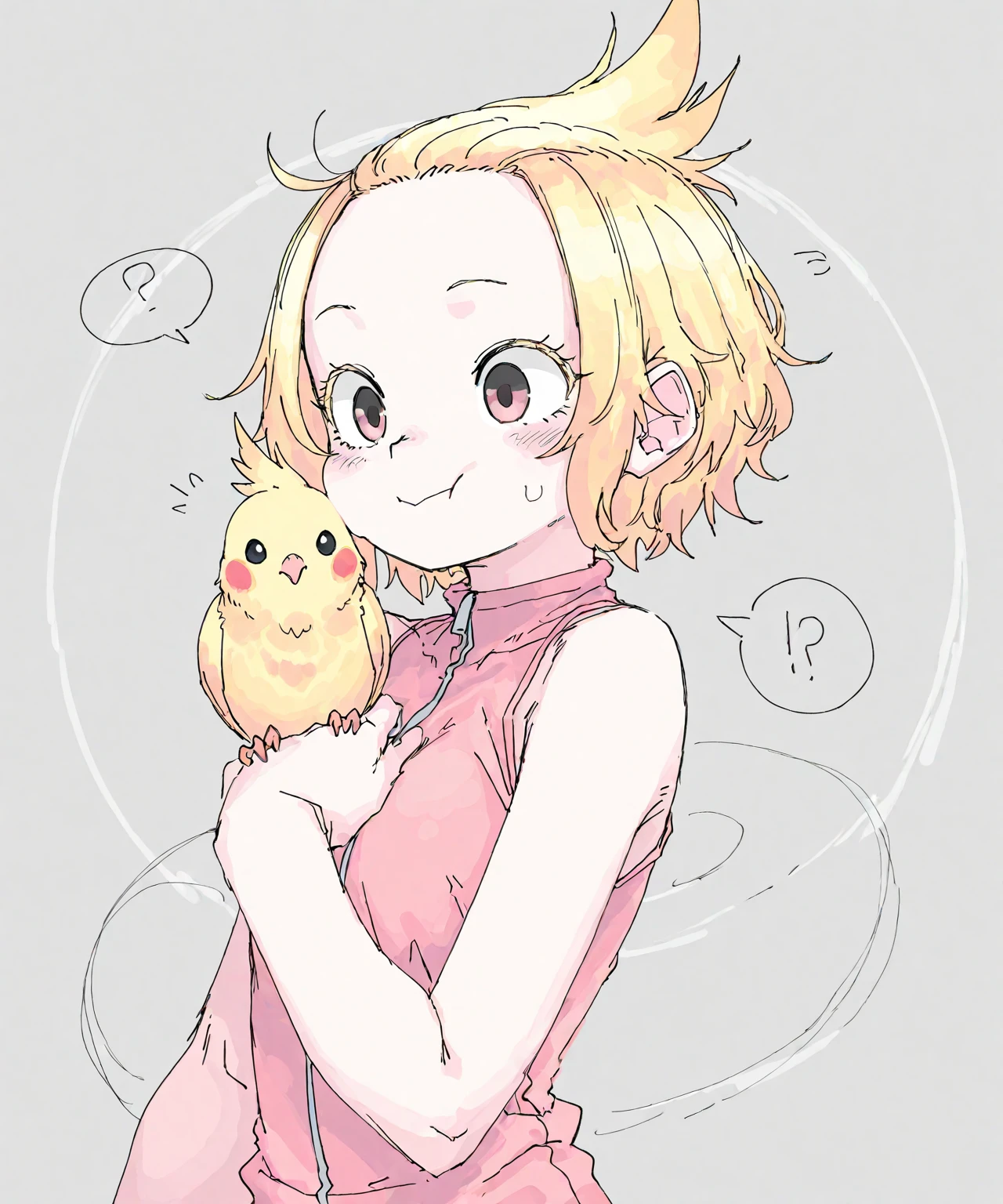 Marie fnia sitting on cute chica's  4k photo