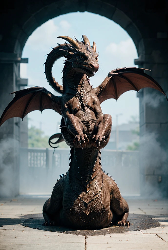 HD graphics，Detailed and realistic，high detal，high qulity，photo-realistic，photorealistic eye，Detailed paws，Masterpiece artwork，top-quality，32k，hyper HD, (((black feral dog, wings, , flared , feral dragon))), ((((spreading butt, spreading buttcheecks, tail in ass, , wet butt, huge tail play, self , tail loop)))
