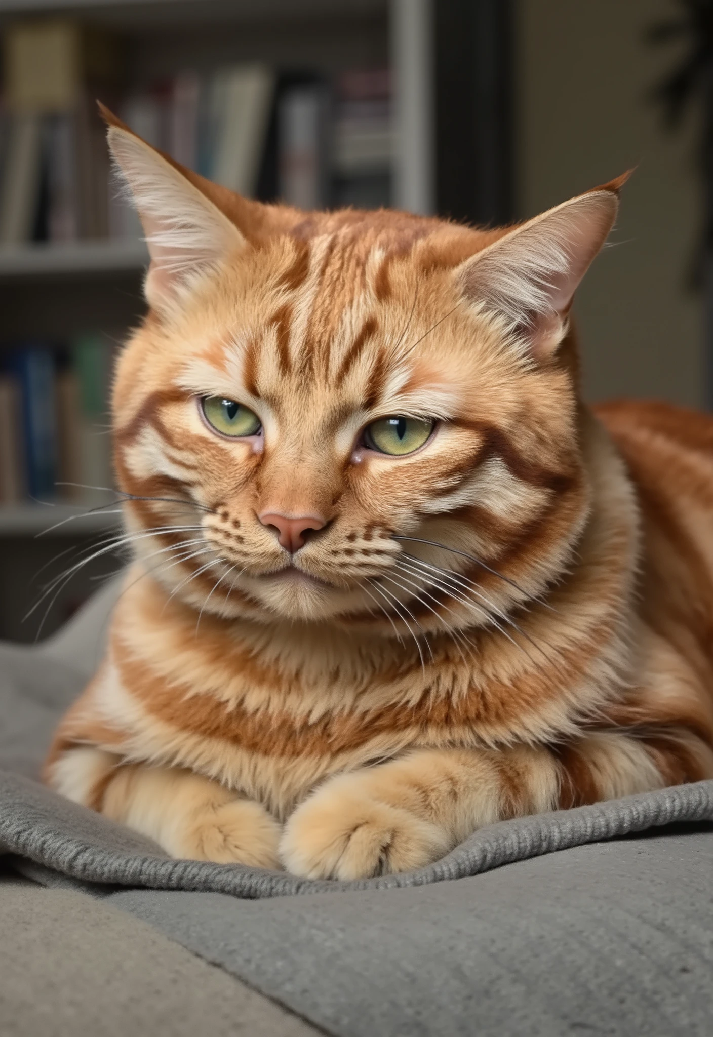 A ginger tabby cat