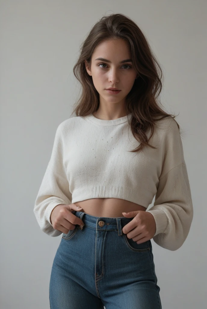 1fille avec de longs cheveux blonds et blancs, cheveux colorés et flottants, coiffure longue, visage détaillé parfait, jeune jolie fille blanche, top modèle chaud, Yeux vert clair symétriques détaillés avec iris circulaire, beau, Marcher et poser, regarde moi'Observateur, Fille de 19 ans, sur ressembler à Madison Beer, Visage extrêmement détaillé, Modèle, Réaliste, vie réelle, photo image parfaite réaliste, Réaliste, , Chiffre de sablier, superbe photographie réaliste, doigts détaillés, visage réaliste détaillé, Beaux doigts, De vrais ongles humains, fille extrêmement attirante, peau bronzée parfaite et détaillée, petits yeux, Visage détaillé parfait avec un teint réaliste et une peau avec de petits pores, petit nez, Modèle photo, posture parfaite, membres naturels, longues jambes, globes oculaires symétriques détaillés, yeux symétriques, globes oculaires réalistes, Yeux détaillés réalistes, jolies lèvres fermées et charnues, maquillée, Pas de long cou, pas de taille longue, corps proportionnel idéal, regard séduisant, regarder dans la direction du spectateur, Des traits du visage captivants, grand, deux , deux jambes, une tête, seins minuscules, corps élancé et naturels réalistes, ombres réalistes, Lumière mystique, 8k, UHD, ((corps complet face au spectateur, affichage à la caméra)), &Quot;Grand Angle&Quot;, Prise de vue du corps entier, pose complèudio photo fond blanc), peu séduire, Cinématiques Lumière, Photo de couverture hyper réaliste centrée, superbe couleur, cinématographique, néoprène, gagnant du concours behance, Portrait en vedette sur Unsplash, art numérique stylisé, lisse, ultra haute définition, portant un long t-shirt blanc surdimensionné non rentré et salopette bleu jeans Acronyme J36-S (T-shirt uniquement couleur blanche), Baskets noires et blanches, Modèle Instagram, 80 mm , streetwear , Réaliste,cul rond,Realhands, Vêtements technologiques,réalisme, photo