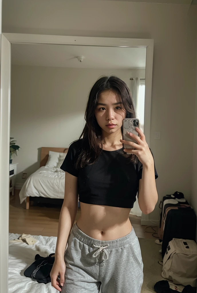 (1girl). body facing the camera in front. (Focus front body). body front to facing the camera.  front view photo, front body photo. Focus view front body. upright photo results. 

(different a girl faces, America, Russia, Korea, Japan, Ukraine, Indonesia, Philippines, Turkey).

(view front body, various styles and hairstyles).

a girl with a different color top and different shorts.  1girl.