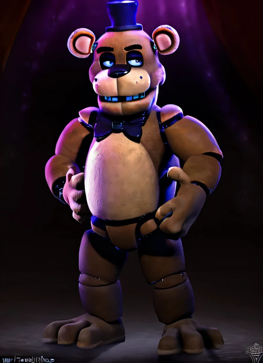  freddy Fazbear danse devant tout le monde