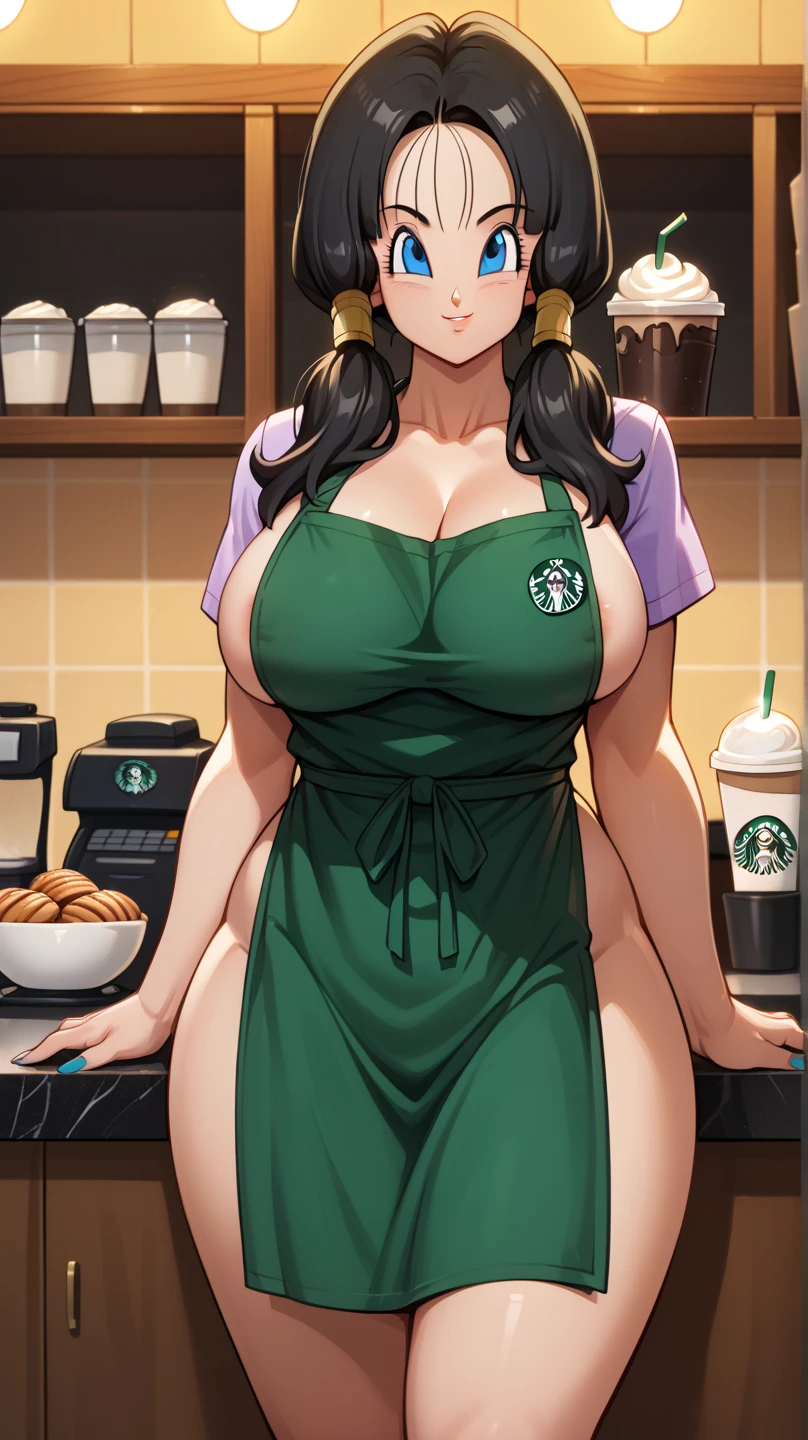 Michiru massive  massive  thicc hairy   Starbucks apron 