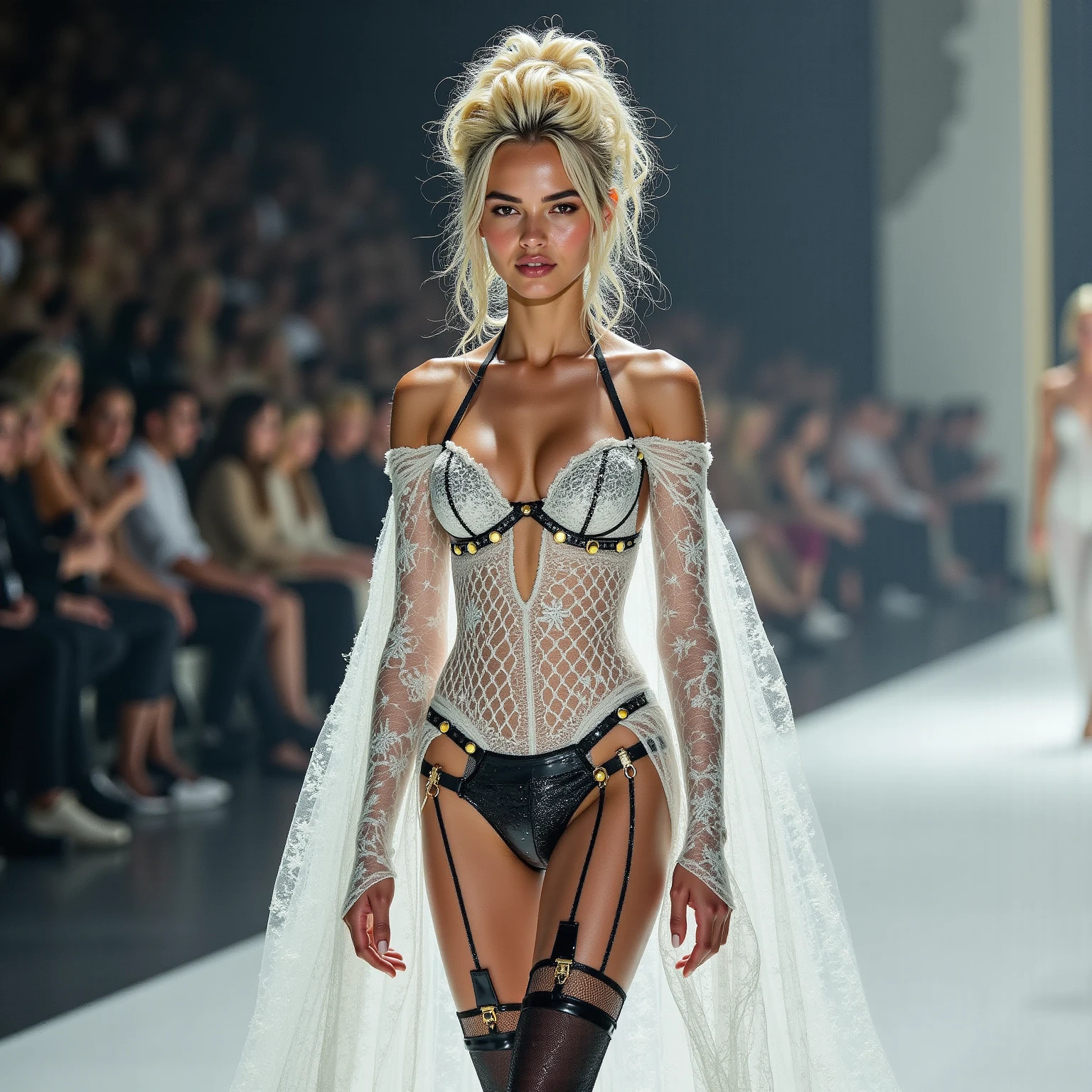 Hélène Lovista) photo d'une belle belle femme, 24 ans, corps parfaitement ajusté, sur deux, longs cheveux blonds venteux en désordre, debout, Visages blonds reflets, Détaillée séduisante, Paris, tour eiffel, bâteau, Champs Élysée, Noël, sapins, Décoration, tirer, doudoune, Fêtes, père Noël, robe de soirée rouge, avec arrière-plan flou, chef-d'Un travail de la plus haute qualité, photoréaliste, Détailée, 8k, Hdr, faible profondeur de champ, Lumière large, contraste élevé, Lueurs lumineuses, aberration chromatique, mise au point nette, photo couleur RAW