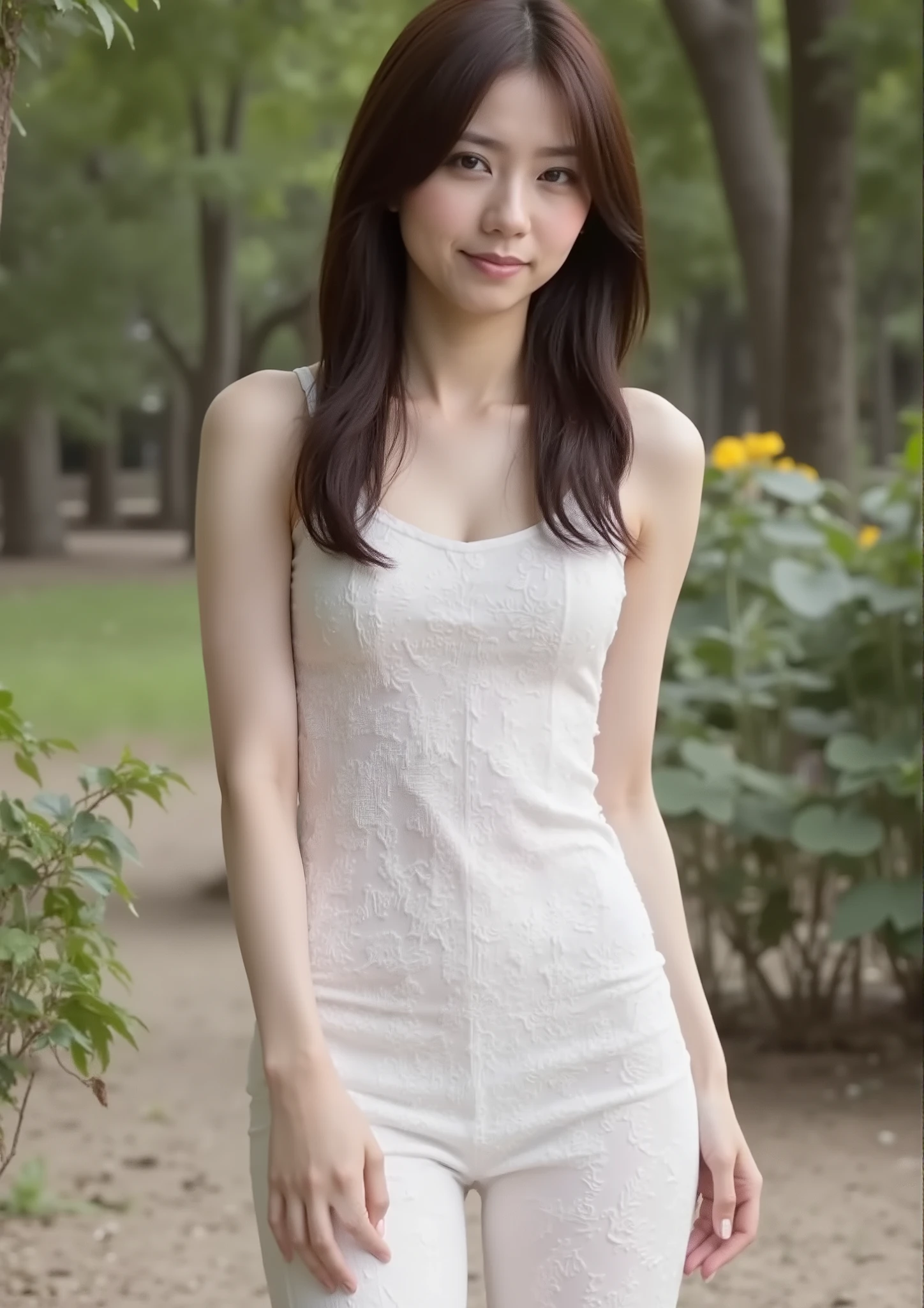 Actress photo book poses、taken by a professional photographer、In pose 
