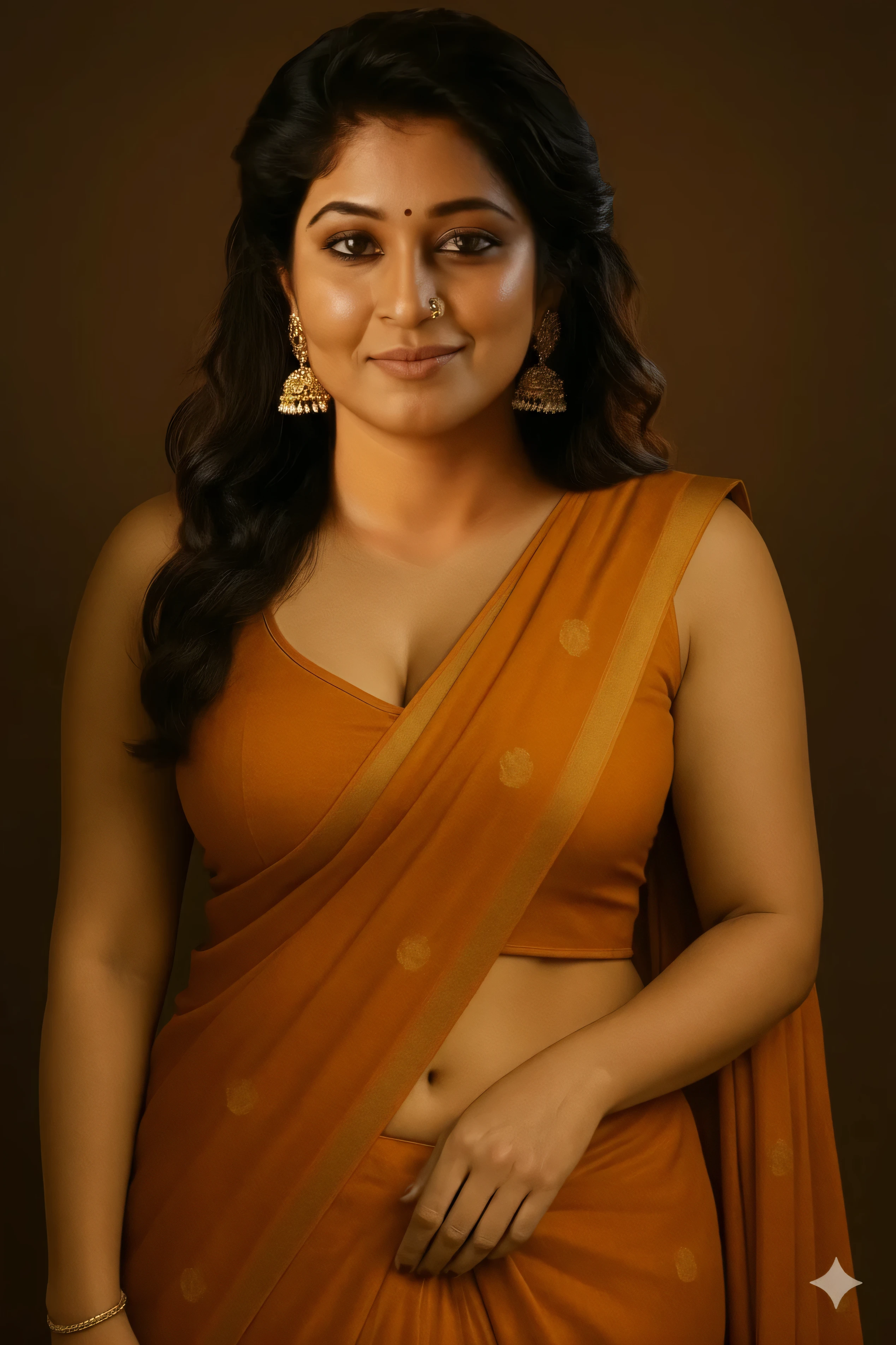 Enhance the image details without changing the face