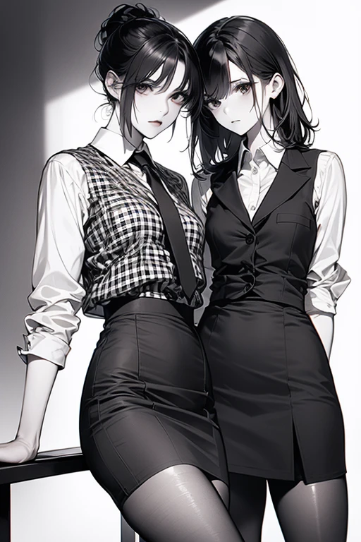18-year-old ，cute，Wear a white long-sleeved shirt and a black work tie，Wear black pants，Wear black booties，Wear white gloves，wear cat ear，Black hair，Black eyes，Very thin legs，The waist is very thin，blush，sweat，Fear，Unwilling，comfortable，