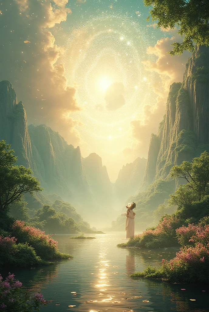 paradise in heaven where the entrance is on the right