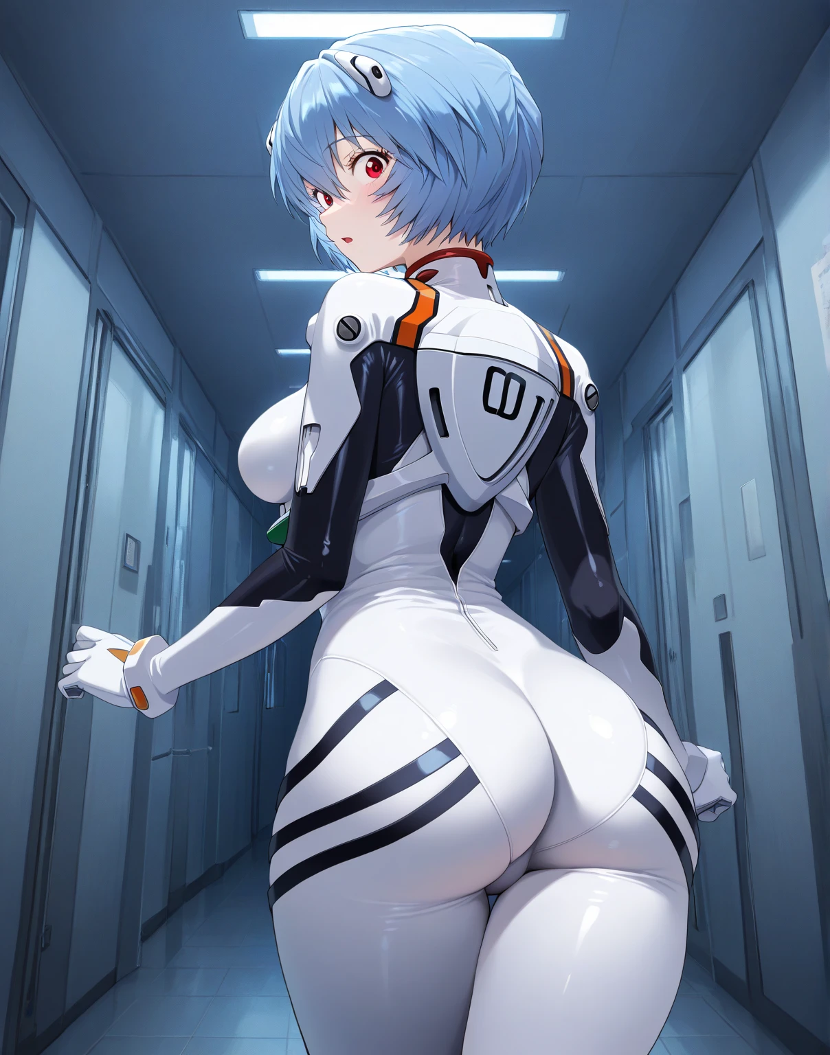 reiayanami, rei ayanami, blue hair, short hair, (red eyes:1.5), (small ???????:1.2),
break ????????, headgear, plug suit, white ????????,
break outdoors, city,
break looking at viewer, (cowboy shot:1.5),
break (masterpiece:1.2), highest quality, High resolution, unity 8k wallpaper, (figure:0.8), (detailed and beautiful eyes:1.6), highly detailed face, perfect lighting, Very detailed CG, (perfect hands, perfect ???????),((swimsuit))、((embarrassed look))、((full moon))、((Photo from below))、(((boots)))、((short hair))、((F cup ???????))、Clothes are sheer、((spread your ???????????? your mouth, ??? on tongue, ??? in mouth, tongue, tongue out, short hair, blush, smile, ??????