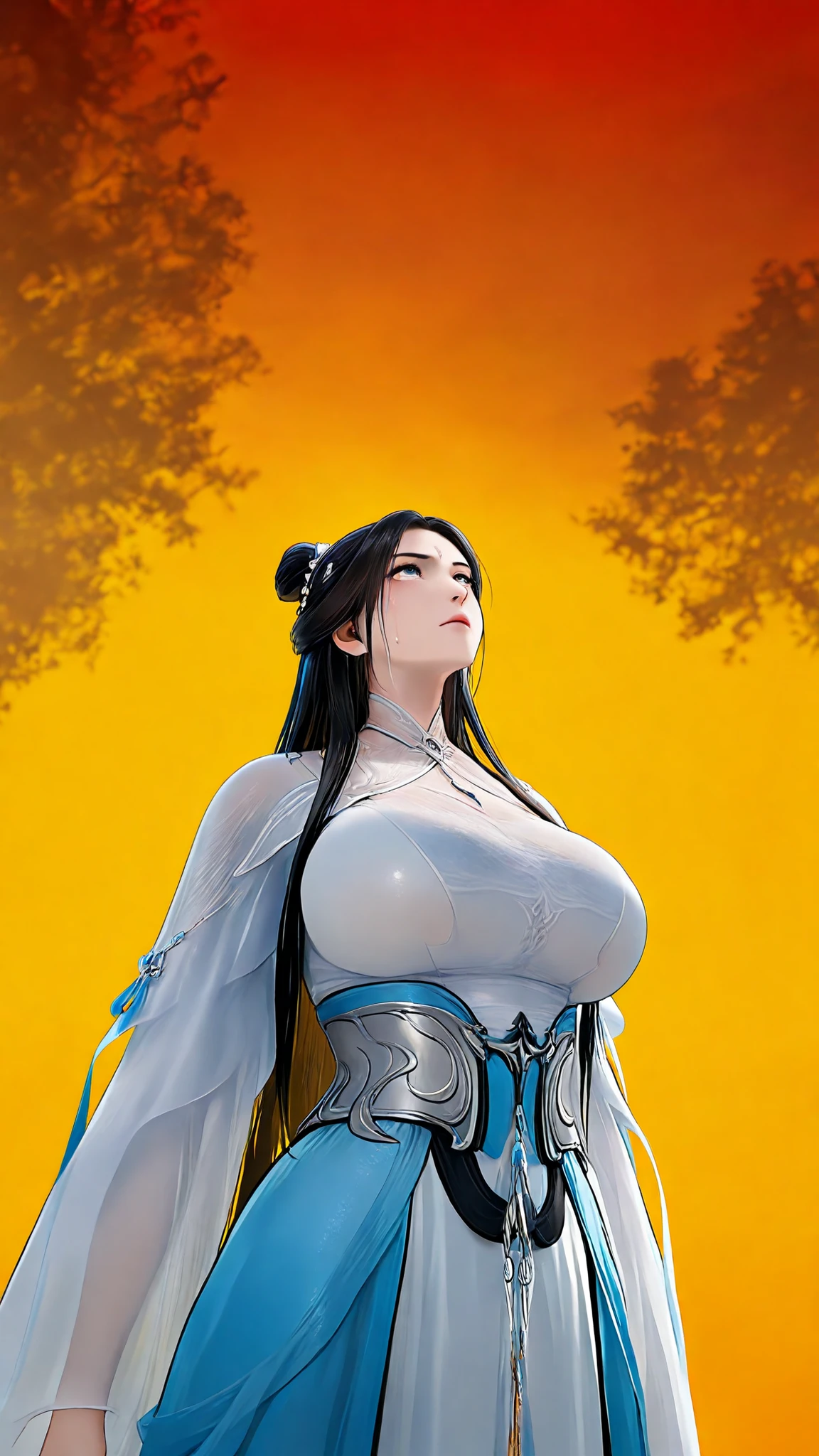 antiquity,Female Warrior,Mother,cartoon,comics,Big Breasts Big Butts,Hanfu,薄薄的Hanfu,8k,high quality,Exposed,Fascination,Looking up,Fine,Sweat,Conceal,Lu Xueqi,Obscene Female Beautiful Breasts,Obscene Fat Breasts,Ultrafast,Good quality,Excellent quality