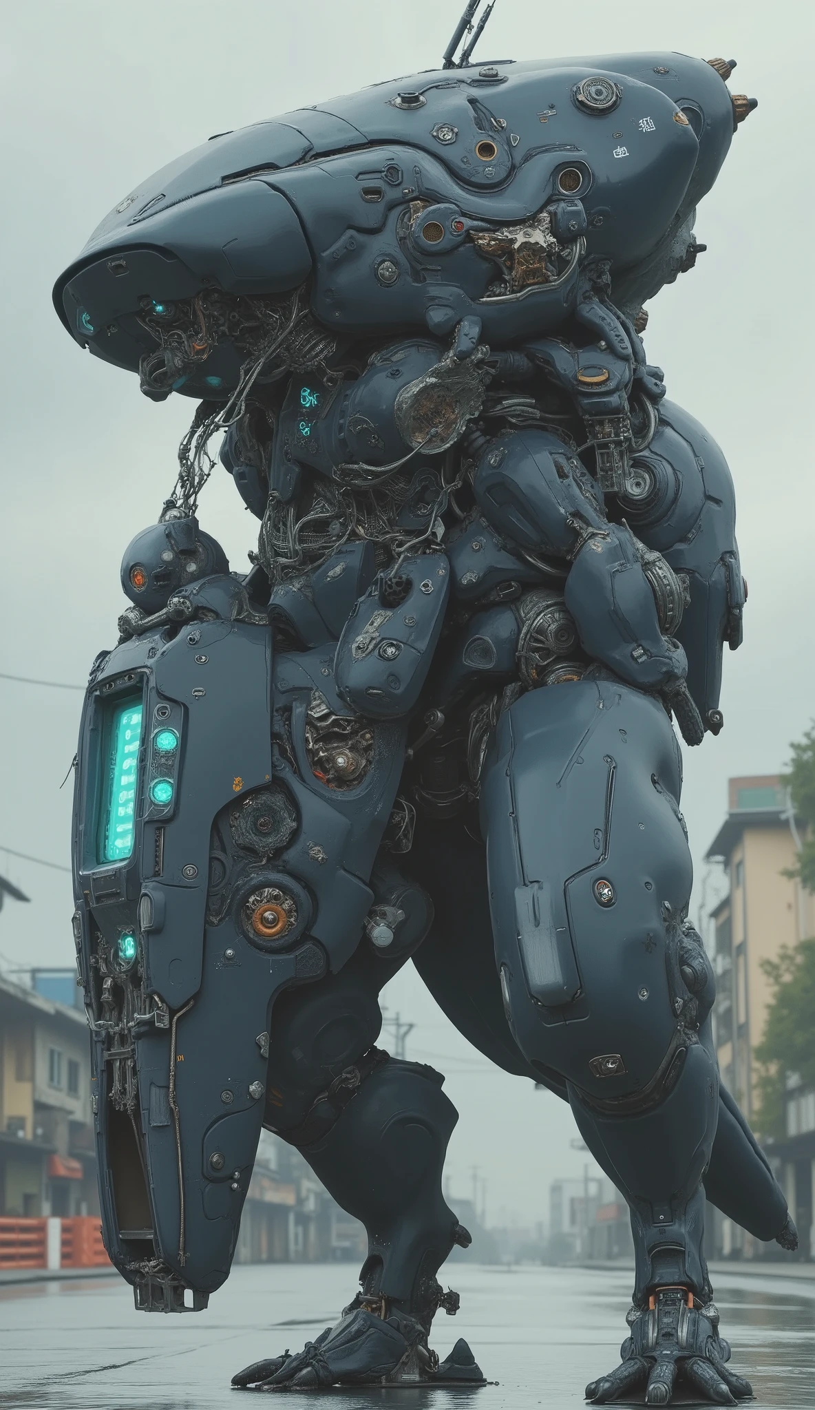 There is a picture of a man riding a robot while wearing a helmet, Mechaa animal, # Mechaa, metal gear Mecha, seapunk Mechaa, by Kamisaka Sekka, cool Mechaa style, Mechaa hound, Mecha, Mecha suit, Mecha shaped like a manatee, big Mechaa, Mechaa, rat kind Mechaa, Mechaa art