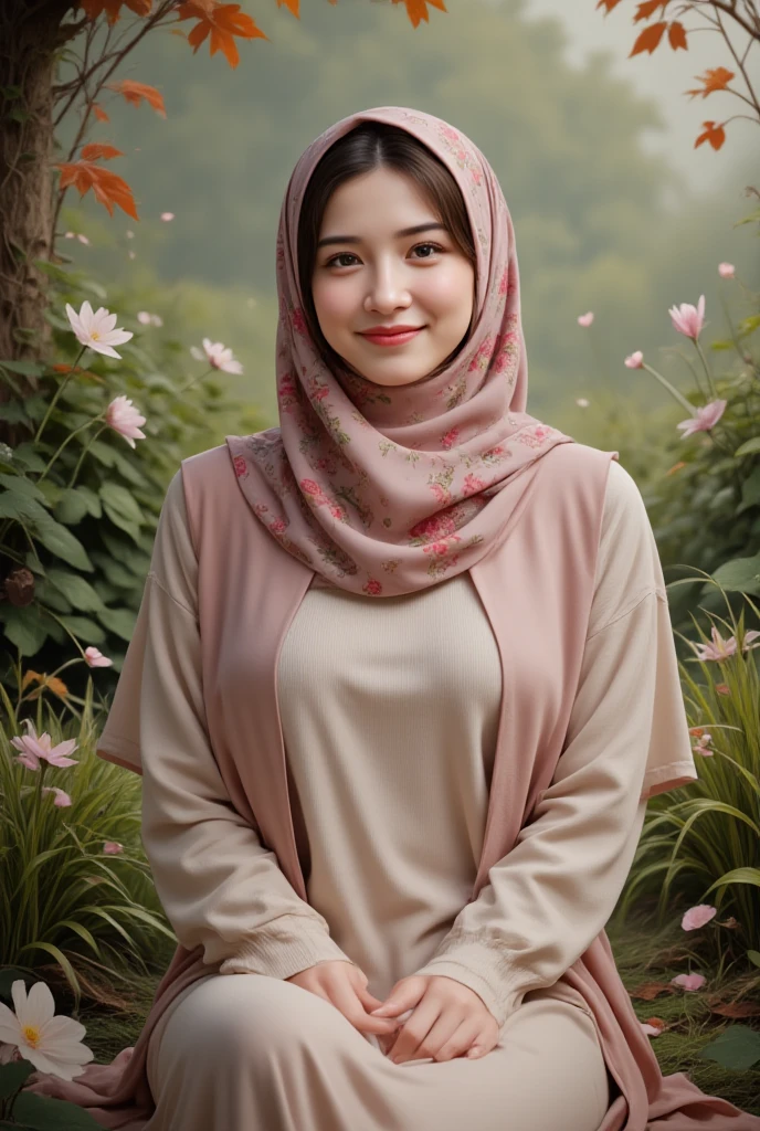 Receptionist、business sui、Company lobby、by the window、hiquality、A hyper-realistic、healthy、Smiling expression、Slender perfect figure、Japan beauties、beautidful eyes、face perfect、Beautiful skin, malay hijab office girl,