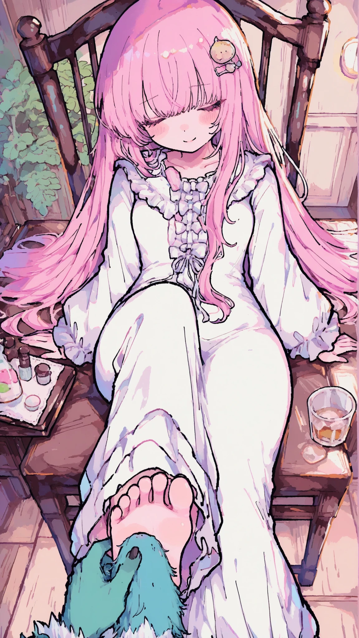  Beast Man,Holistic Master,Masseur,I'm giving you a foot massage,womanhood,,,,,,,,,dynamic,anime,masterpiece,Highest Quality,great quality,very beautiful,Newest,