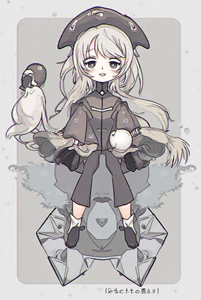 A girl，Standing picture，whole body，Character Design，Bow ruffles