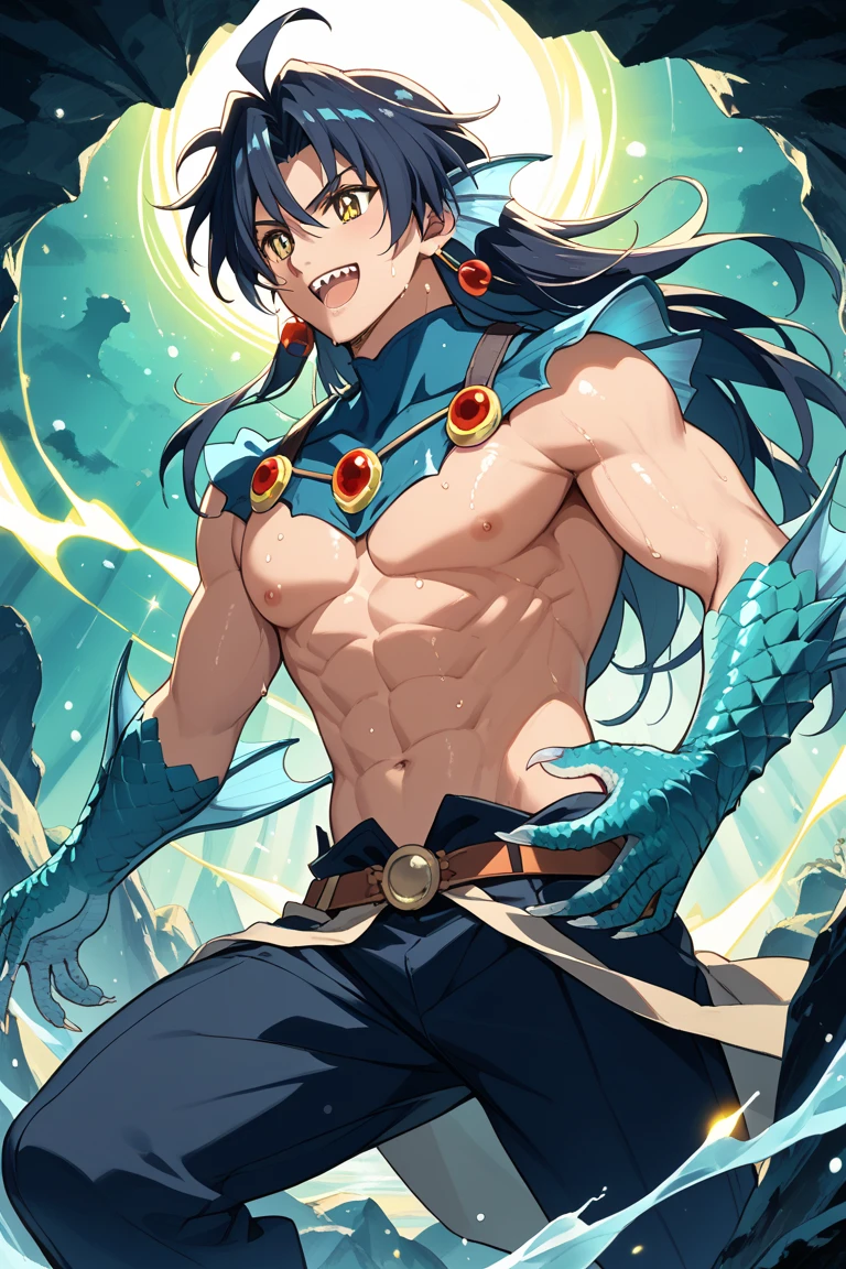 (Masterpiece, High Quality, Zeref Dragneel, Fairy Tail Anime Character, Tattoo, Forearms Coverage),

An intricately designed masterpiece adorns the forearms of the enigmatic Fairy Tail anime character, Zeref Dragneel. The tattoo, a testament to the artist's skill, seamlessly integrates elements of his dark, complex persona and the intricate lore of the Fairy Tail universe.

With a focus on realism, the shiny, detailed ink appears almost three-dimensional, capturing every crevice and curve of Zeref's rugged, muscular forearms. The use of dynamic lighting