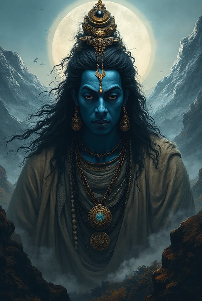 Mahadev HD picture , with Himalaya mountains and trishul  in full hd , please create another one 